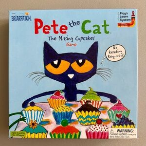 Briarpatch® Pete the Cat® The Missing Cupcakes Game | 3+ yrs | STEM | Like New